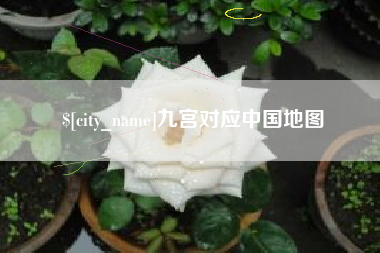 宜都九宫对应中国地图
