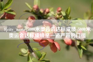 宜都5000米奥运会达标成绩-5000米奥运会达标成绩是一道严苛的门槛