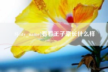 宜都看看王子豪长什么样