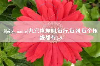 宜都九宫格规则,每行,每列,每个粗线都有1-9