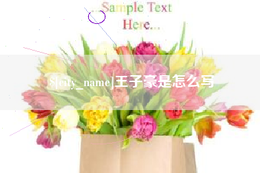 宜都王子豪是怎么写