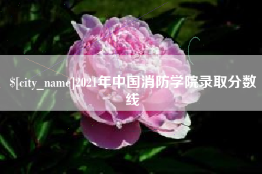 宜都2021年中国消防学院录取分数线