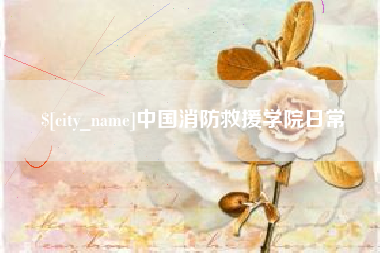 宜都中国消防救援学院日常