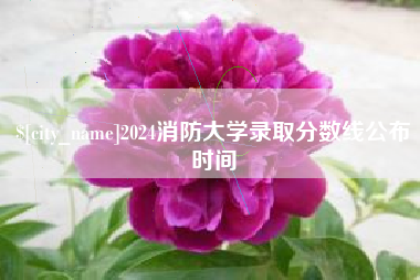 宜都2024消防大学录取分数线公布时间