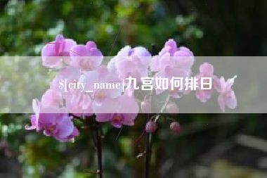 宜都九宫如何排日