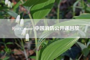 宜都中国消防公开课回放