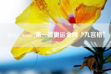 宜都第一波奥运金牌“九宫格”