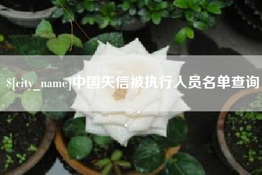 宜都中国失信被执行人员名单查询