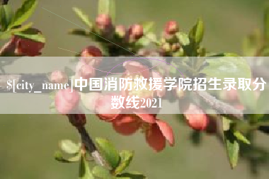 宜都中国消防救援学院招生录取分数线2021