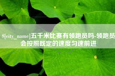 宜都五千米比赛有领跑员吗-领跑员会按照既定的速度匀速前进