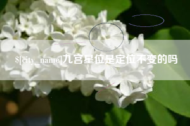 宜都九宫星位是定位不变的吗