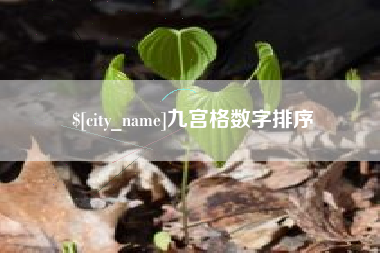 宜都九宫格数字排序