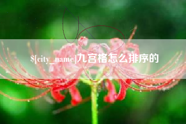 宜都九宫格怎么排序的