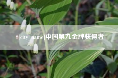 宜都中国第九金牌获得者