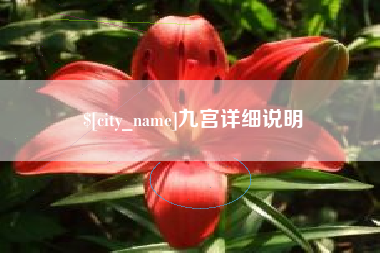 宜都九宫详细说明