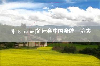 宜都冬运会中国金牌一览表