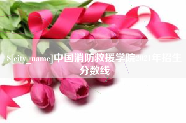 宜都中国消防救援学院2021年招生分数线