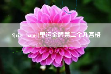 宜都奥运金牌第二个九宫格