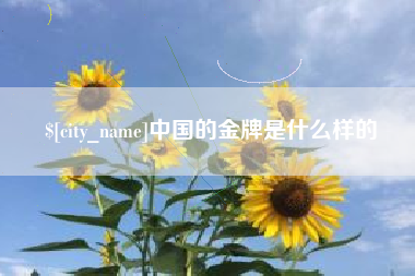 宜都中国的金牌是什么样的