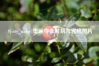宜都奥运夺金时刻九宫格图片